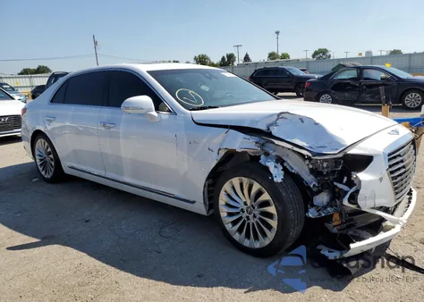2018 Genesis G90 Premium z USA, uszkodzony, nr VIN KMHG34JA6JU039685